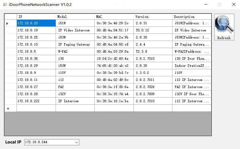 IP address query tool interface